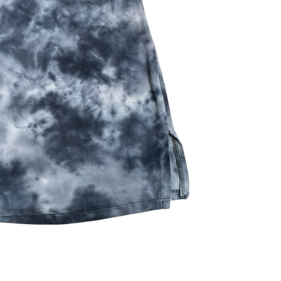 Company One Tie Dye Women Cotton Top 3/4 Sleeve Embroidery V Neck Blue Plus 2X - Picture 6 of 16